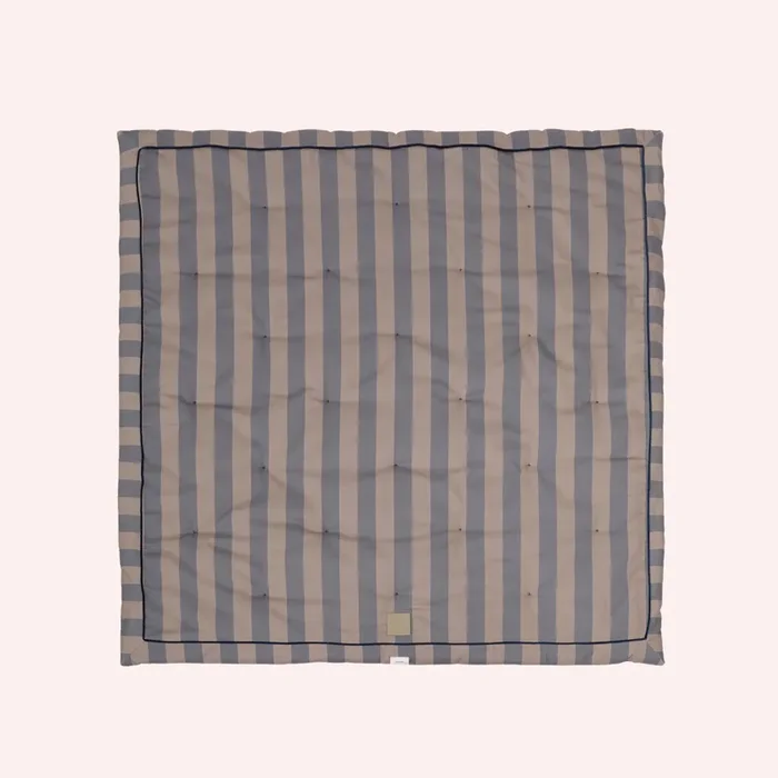 Striped Play Mat – Eggplant