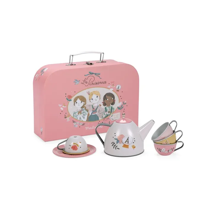 Suitcase – New Tea Party Metal Set The Parisiennes