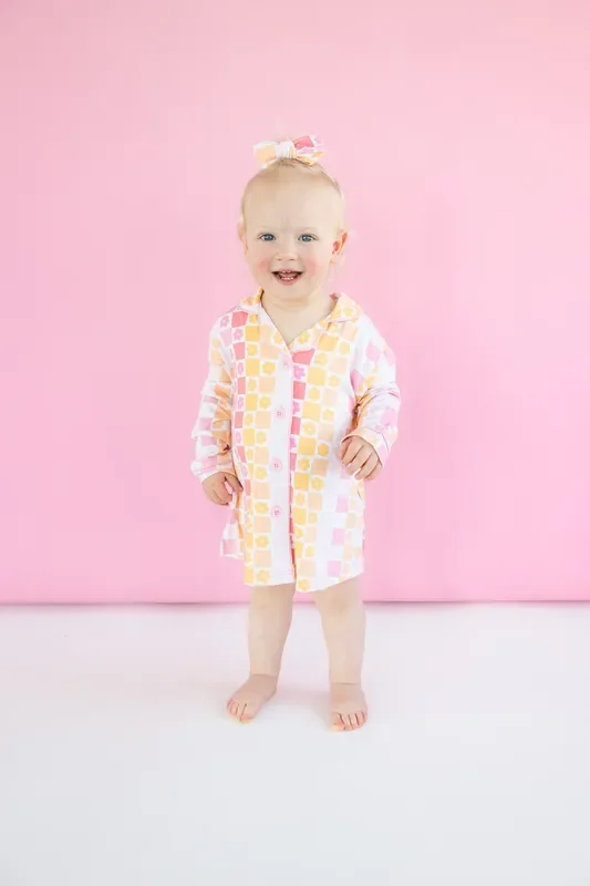 Summer Sunset Checkers Girl’s Dream Gown