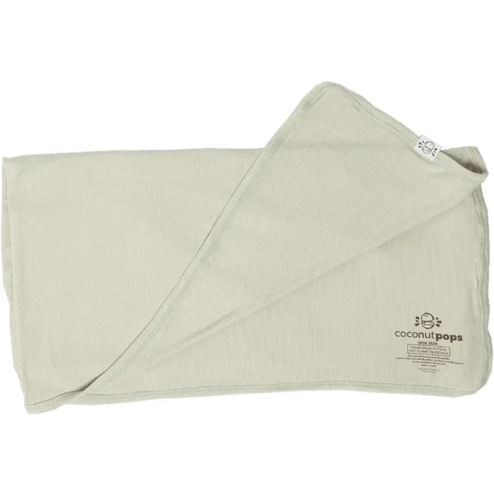 Swaddle In Green (ribbed)