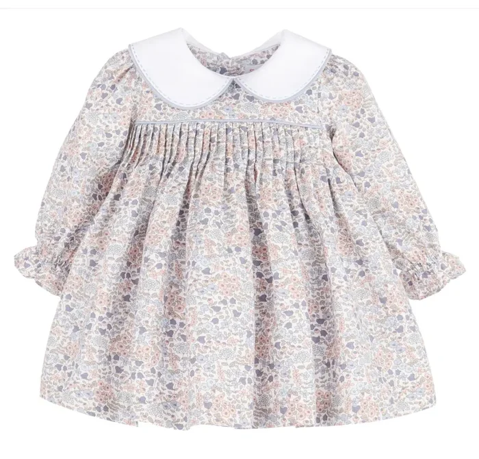 Sweater Weather Pleat Dress Blue