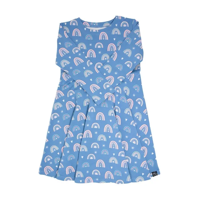 Swirly Girl Dress – Rainbows