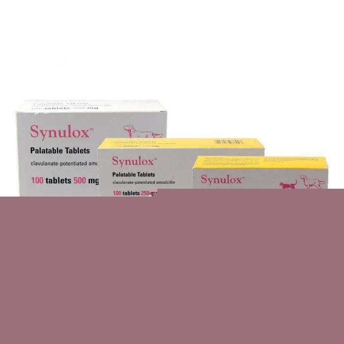 Synulox Palatable Tablets For Cat & Dog 50/250/500mg