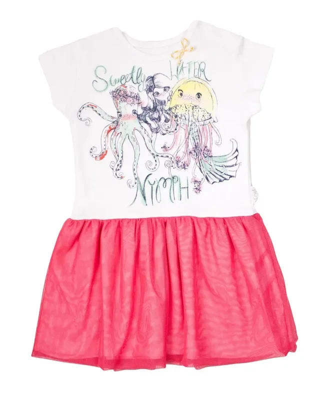 Syrenka Mermaid Pink Dress