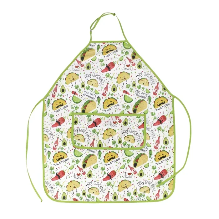 Taco Party Apron – Fits Sizes Youth Small Through Adult 2xl