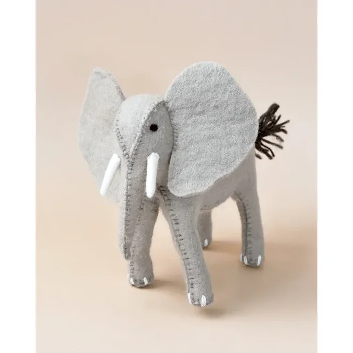 Tara Treasures Felt Safari Elephant Toy