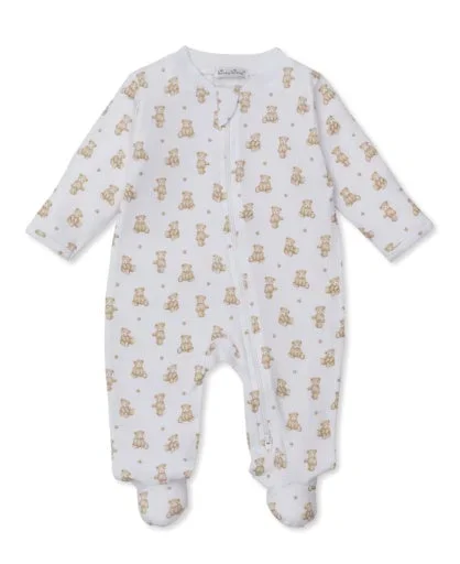 Teddy Bear Zip Footie