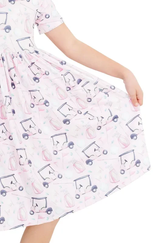 Tee Time S/s Pocket Twirl Dress