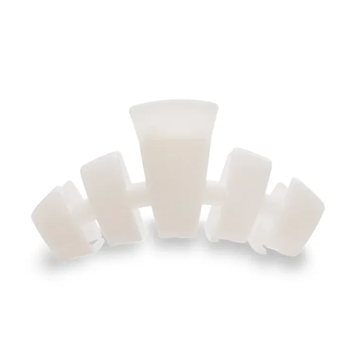 Teleties Large Coconut White Hair Clip