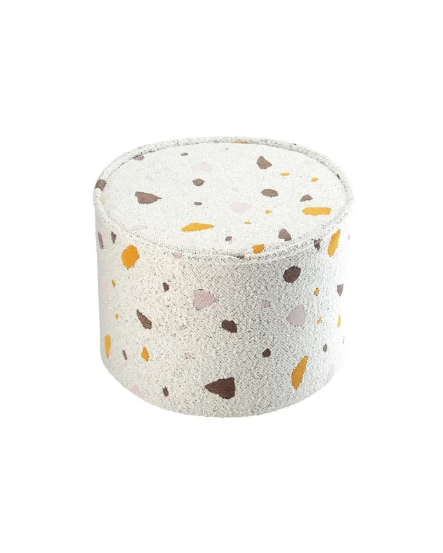 Terrazzo Marble Pouffe