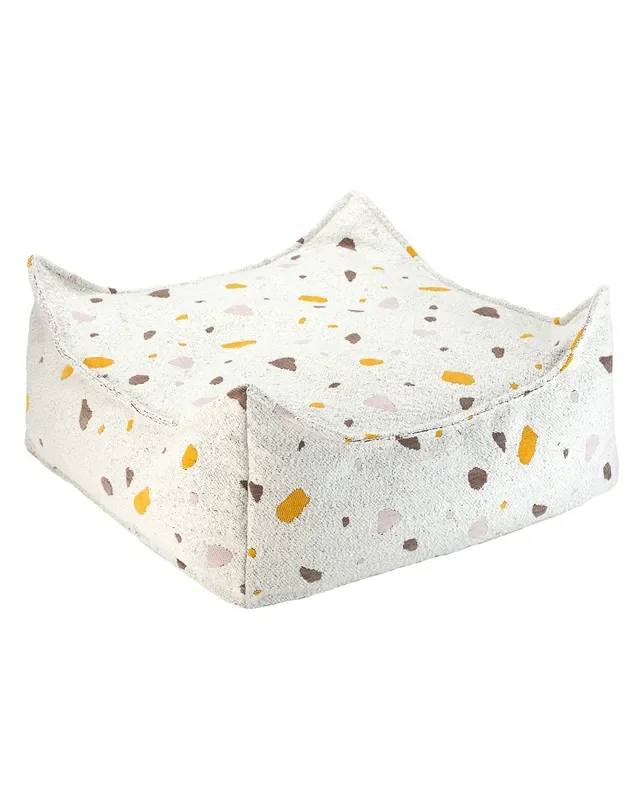 Terrazzo Marble Square Ottoman