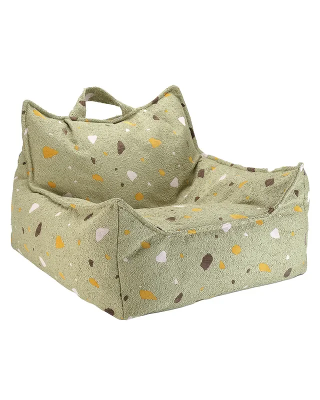 Terrazzo Moss Beanbag Chair