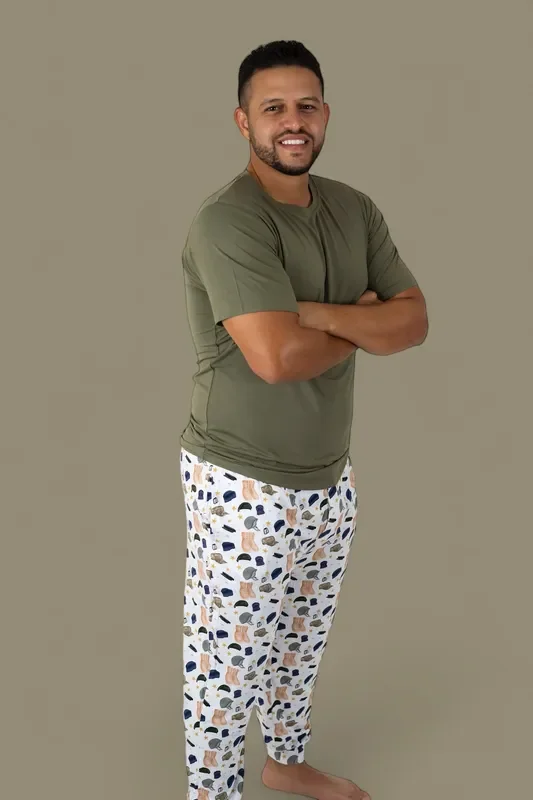 Thank You For Your Service Short Sleeve Men’s Dream Jogger Set