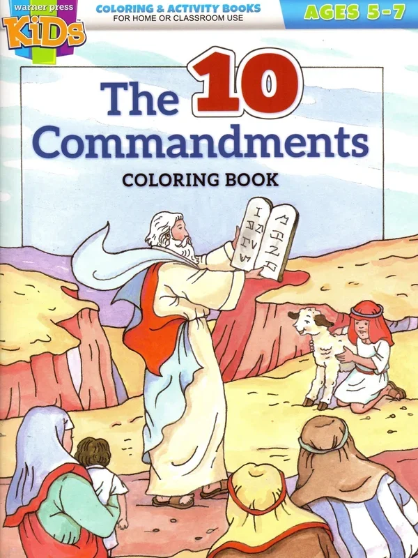 The 10 Commandments Colouring Book