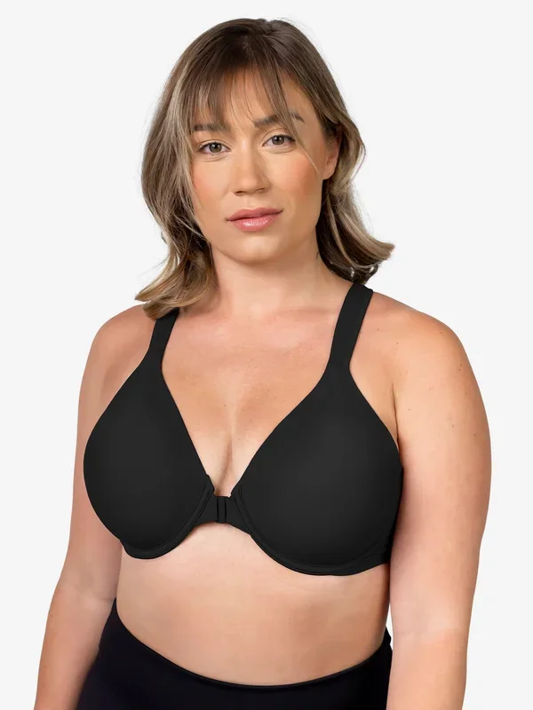 The Brigitte Racerback – Front-Closure Underwire T-Shirt Bra