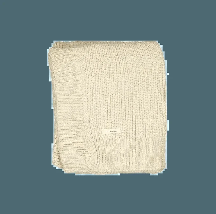 The Chunky Knit Blanket – Bone