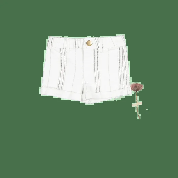The Denim Short – Mist Stripe
