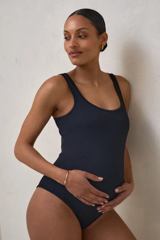 The Movement Maternity Bodysuit – Blk*