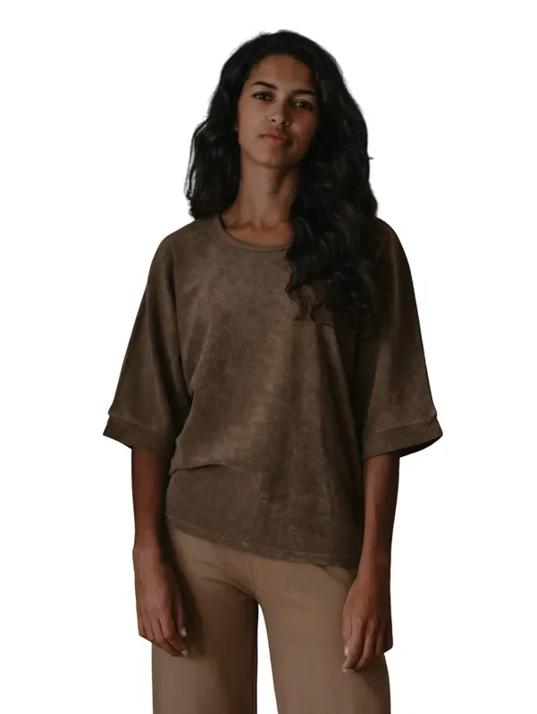The Oversized Terry Top – Women’s