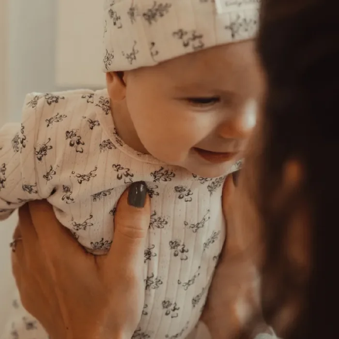 The Printed Baby Gown – Oaklyn Blue