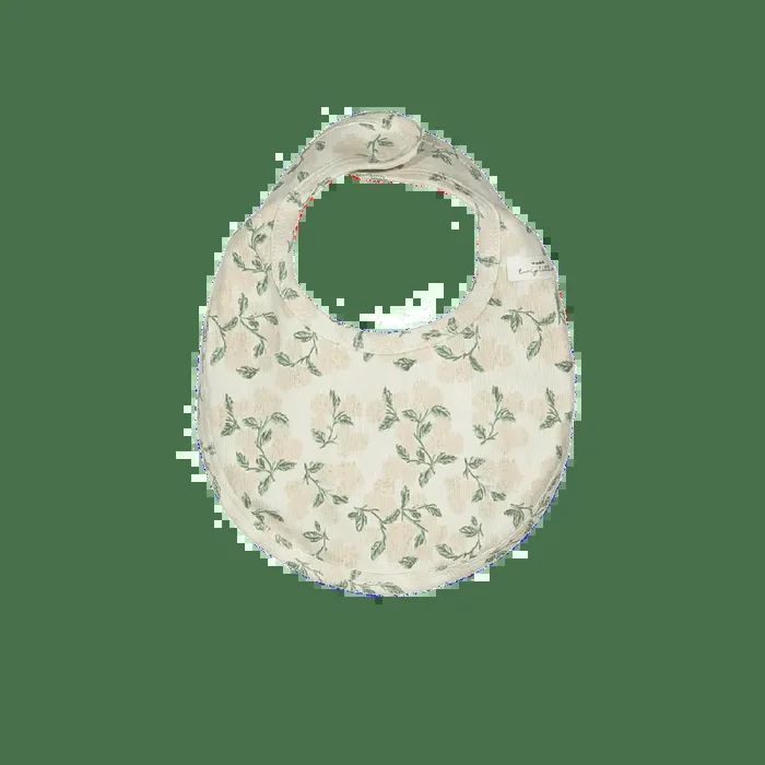 The Printed Bib – Hydrangea Pink
