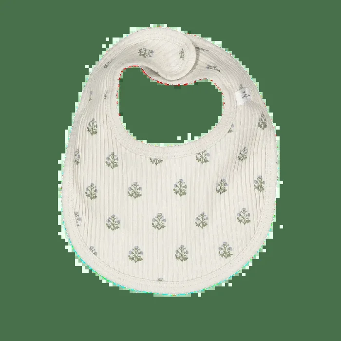 The Printed Bib – Zara Blue