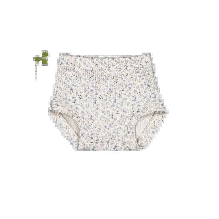 The Printed Bloomer – Dusty Blue Floral
