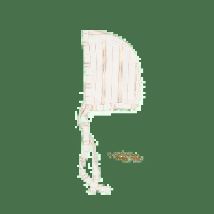 The Printed Bonnet – Rose Stripe
