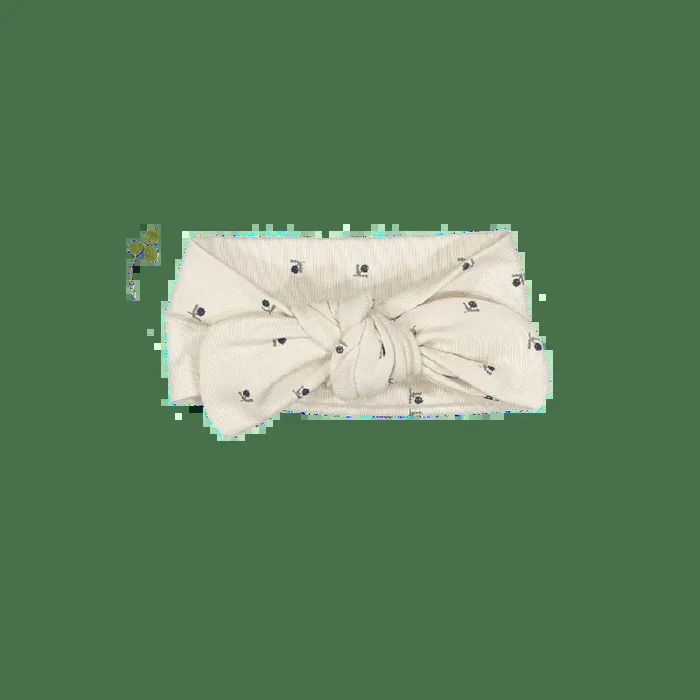 The Printed Headband – Mini Stitch Blue