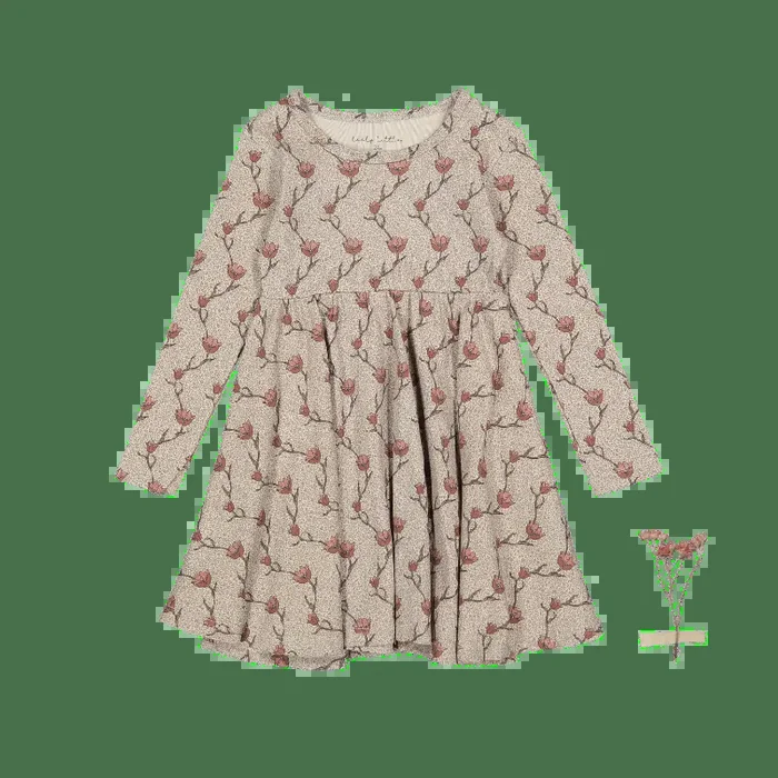 The Printed Long Sleeve Dress – Iris