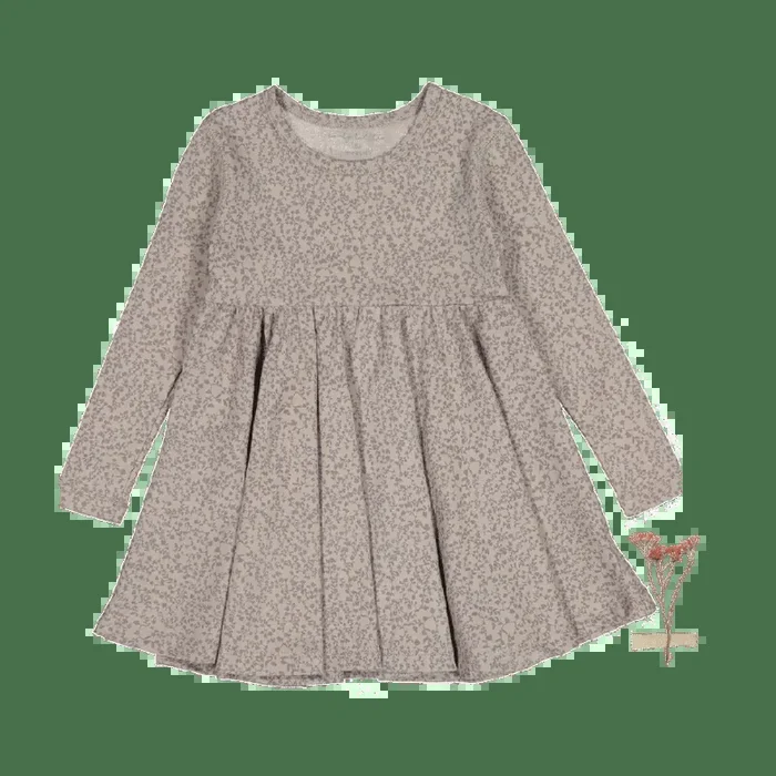 The Printed Long Sleeve Dress – Vine