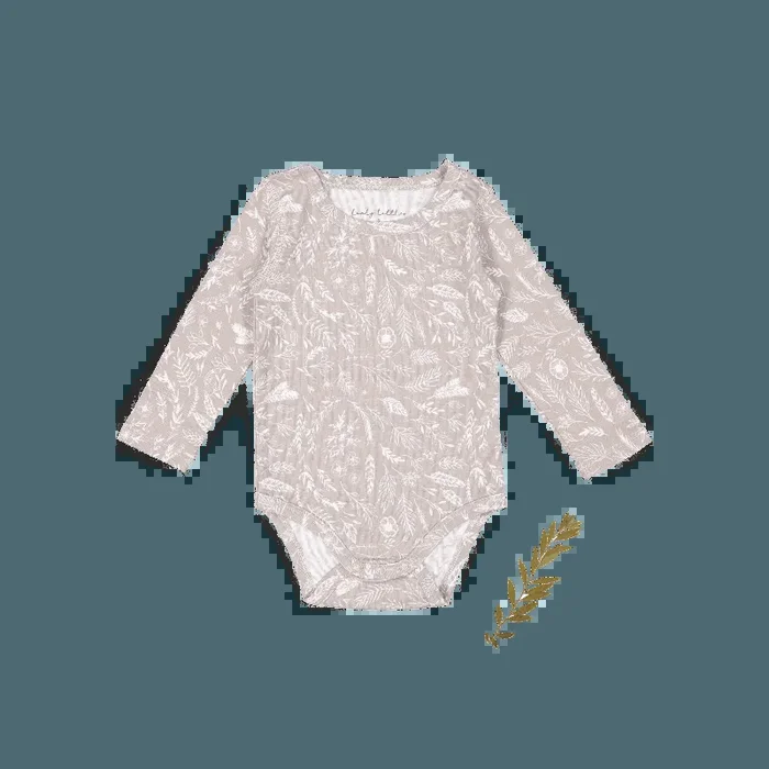 The Printed Long Sleeve Onesie – Signature