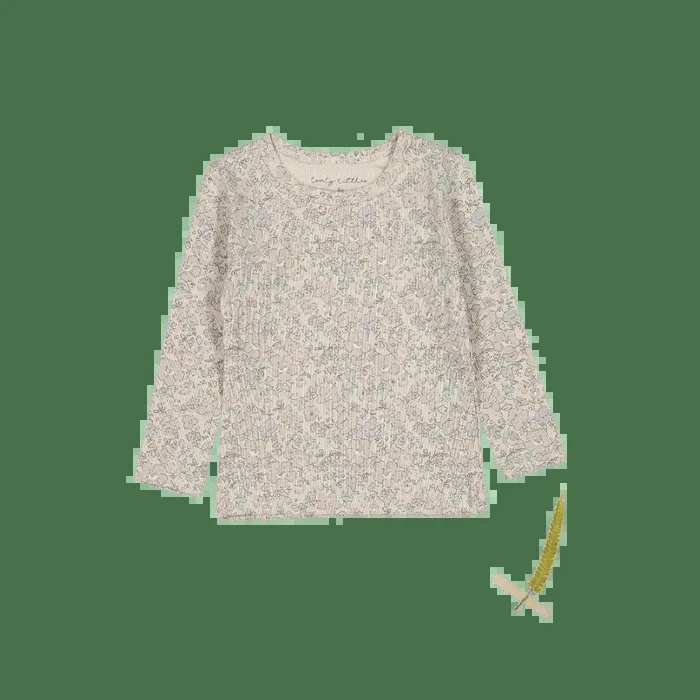 The Printed Long Sleeve Tee – Elise