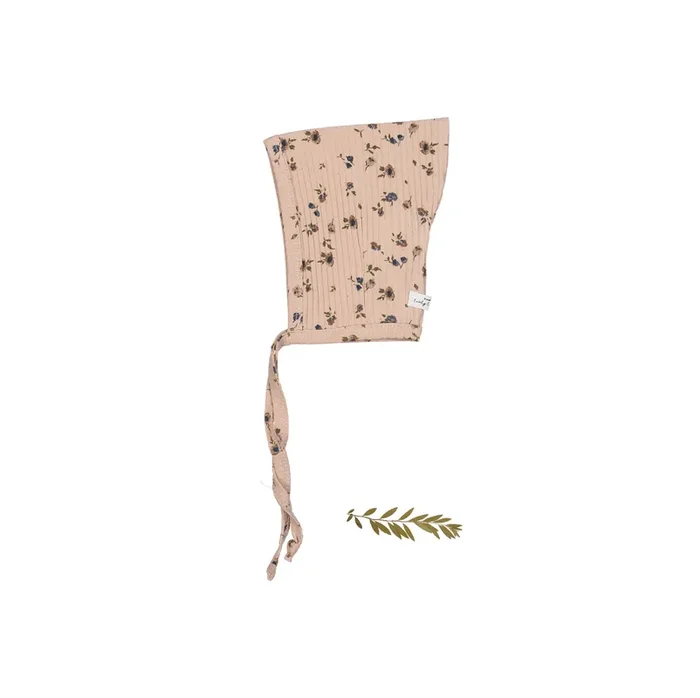 The Printed Pixie Bonnet – Floral Blush