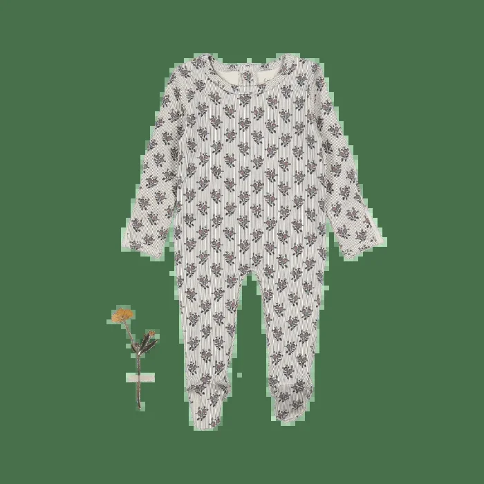 The Printed Romper – Vintage Rose