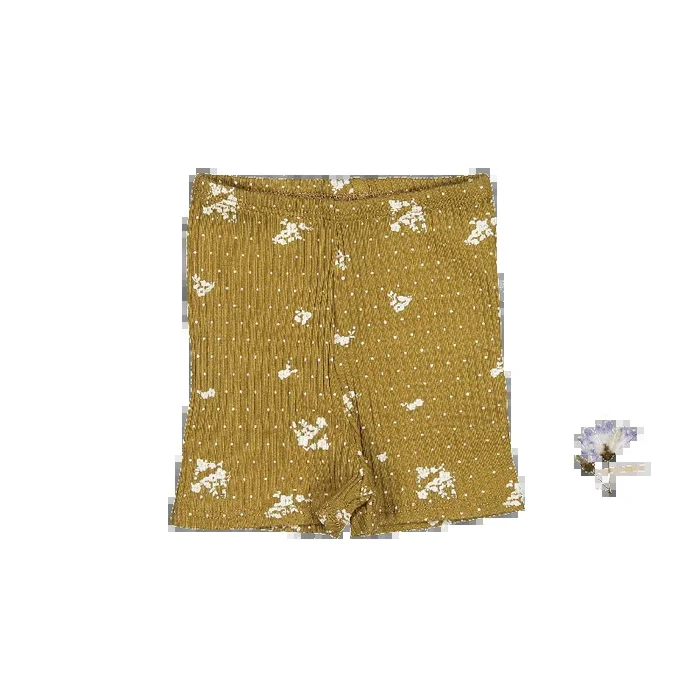 The Printed Short – Golden Floral