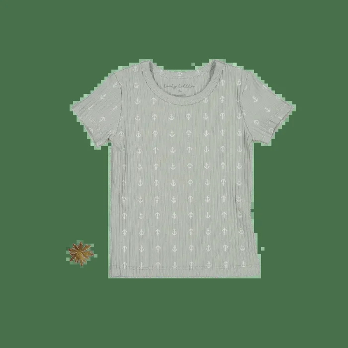 The Printed Short Sleeve Tee – Anchor