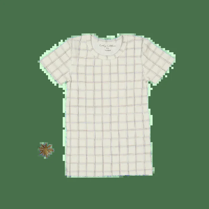 The Printed Short Sleeve Tee – Sketch Grid