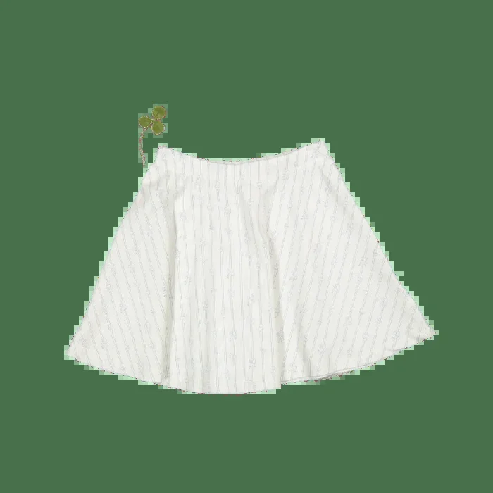 The Printed Skirt – Linear Leaf
