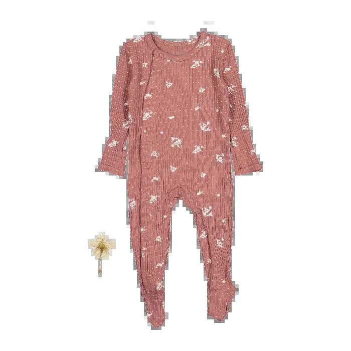 The Printed Snap Romper – Rosewood Floral