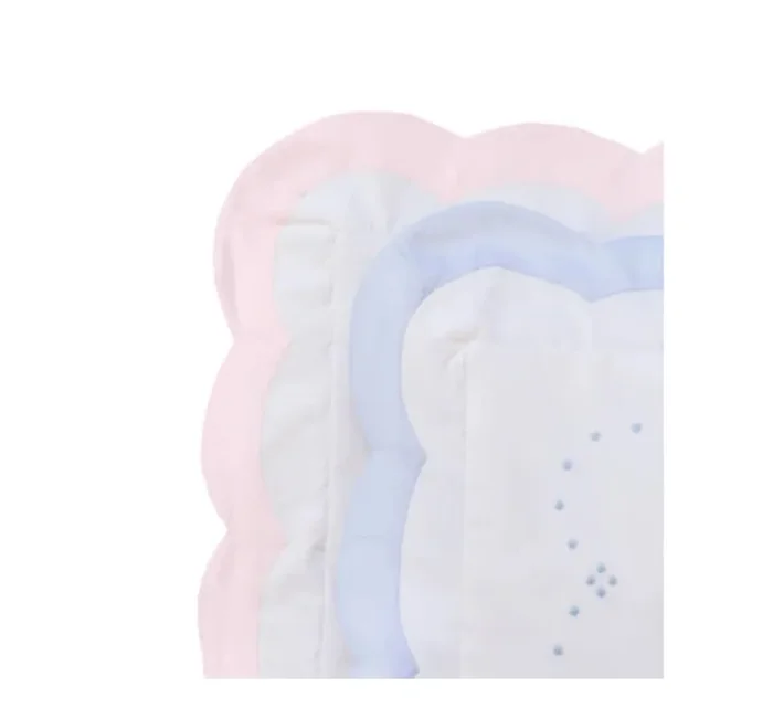 The Proper Peony- Pink Scalloped Quilted Blanket