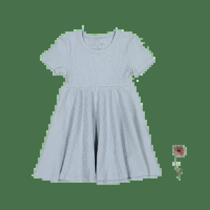 The Short Sleeve Dress – Blue