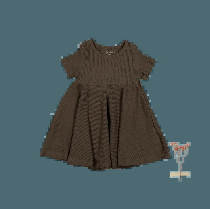 The Short Sleeve Dress – Cocoa