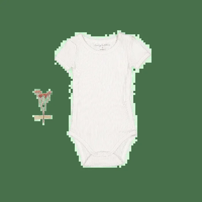 The Short Sleeve Onesie – Pearl