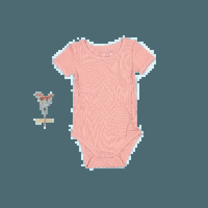 The Short Sleeve Onesie – Rose