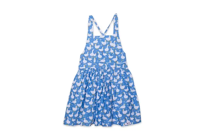 Tie Back Dress In Ducks