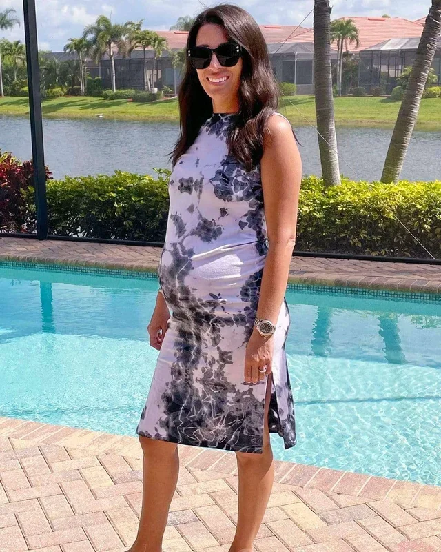 Tie Dye Maternity Tank Dress – Limited Edition