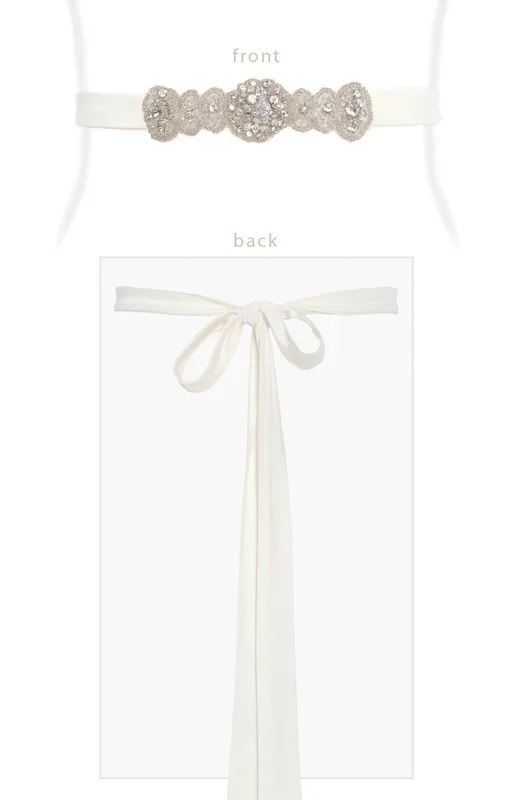 Tiffany Rose Maternity & Nursing Aurelia Sash Ivory