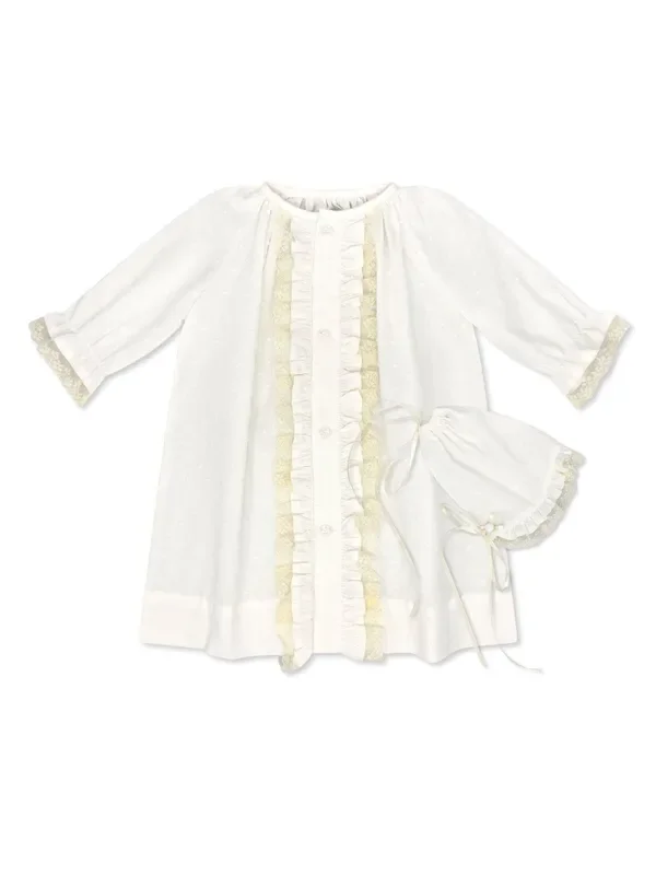 Timeless Daygown Set – Spring White Swiss Dot