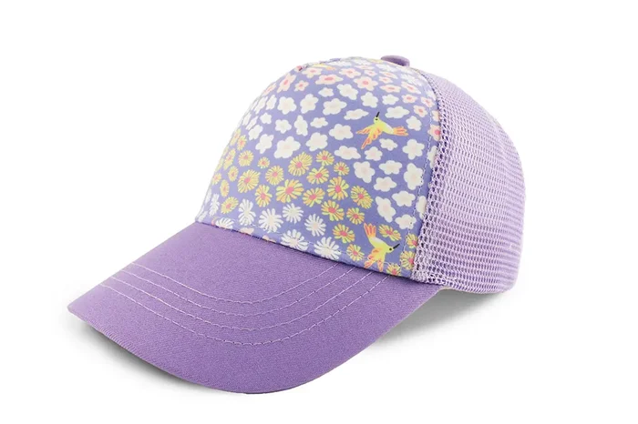 Toddler/kids Printed Ball Cap – Floral Field